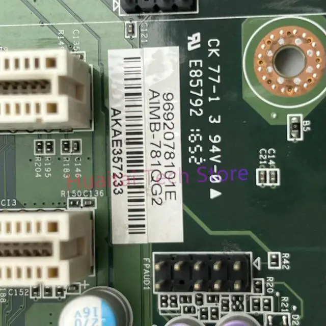 Alt view image 2 of 7 - For Advantech Industrial Dual Network Motherboard AIMB-781QG2 AIMB-781 Rev A1