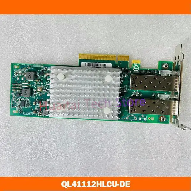 Main image of For Ten Gigabit Dual-port Optical Fiber Network Adapter QL41112HLCU-DE 807N9 C5RNH 5252W