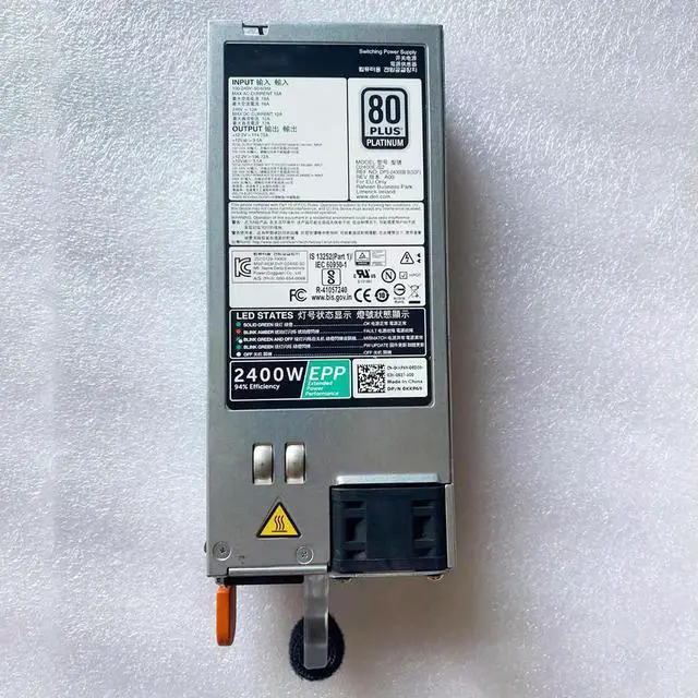 Alt view image 2 of 4 - For Server Power Supply DPS-2400BB B 0KKP69 2400W D2400E-S2