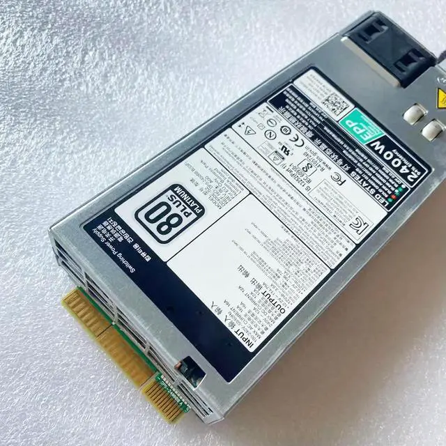 Alt view image 3 of 4 - For Server Power Supply DPS-2400BB B 0KKP69 2400W D2400E-S2