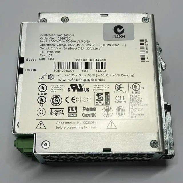Main image of For Phoenix QUINT POWER Switching Power Supply QUINT-PS/1AC/24DC/5-2866750