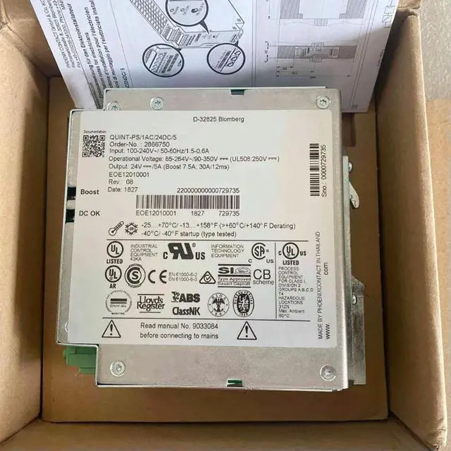 Alt view image 4 of 7 - For Phoenix QUINT POWER Switching Power Supply QUINT-PS/1AC/24DC/5-2866750