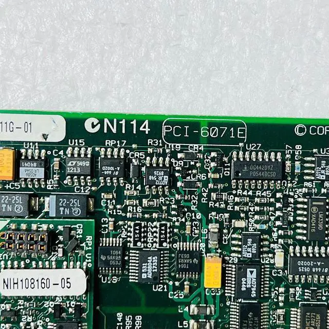Alt view image 3 of 4 - For NI 12-bit 64 Analog Input Multi-Function Acquisition Card PCI-6071E