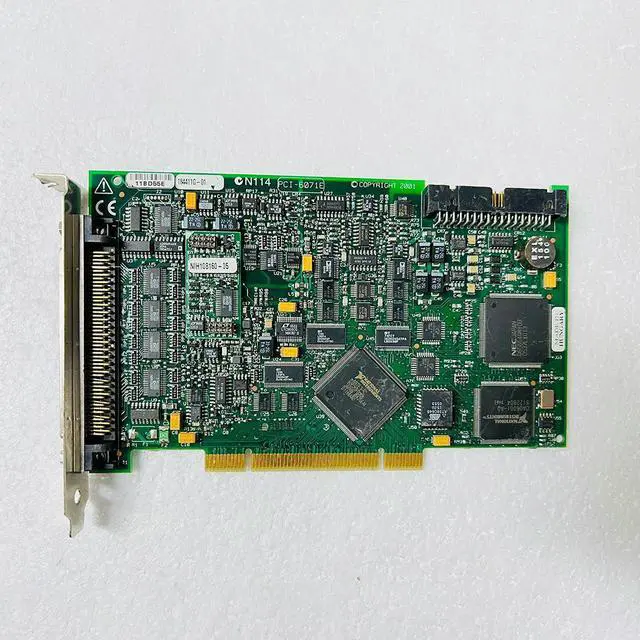 Alt view image 4 of 4 - For NI 12-bit 64 Analog Input Multi-Function Acquisition Card PCI-6071E