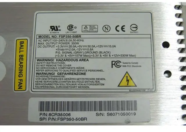Alt view image 4 of 4 - 350W Server Power Module Equipment Power Supply FSP350-50BR