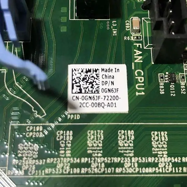 Alt view image 4 of 4 - Motherboard For T5600 LGA2011 GN6JF 0GN6JF Mainboard