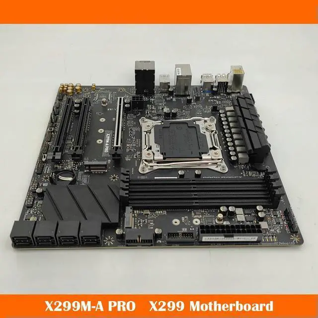 Main image of X299M-A PRO LGA2066 DDR4 64G USB3.1 SATA3*8 M.2*2 M-ATX X299 Motherboard Work FineFast Ship
