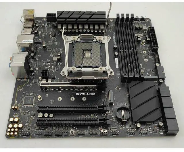 Alt view image 4 of 4 - X299M-A PRO LGA2066 DDR4 64G USB3.1 SATA3*8 M.2*2 M-ATX X299 Motherboard Work FineFast Ship