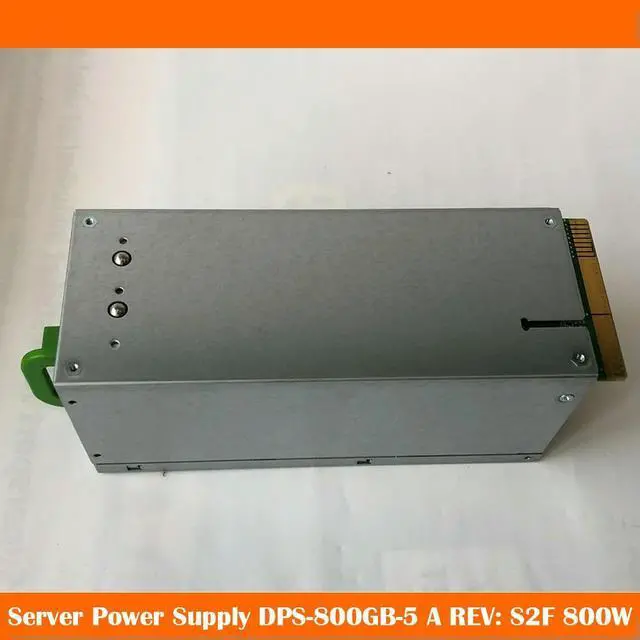 Main image of For Fujitsu PS300-D2619 800W Server Power Supply DPS-800GB-5 A REV: S2F A3C40105784 Has Been 100% Tested Before Shipment.