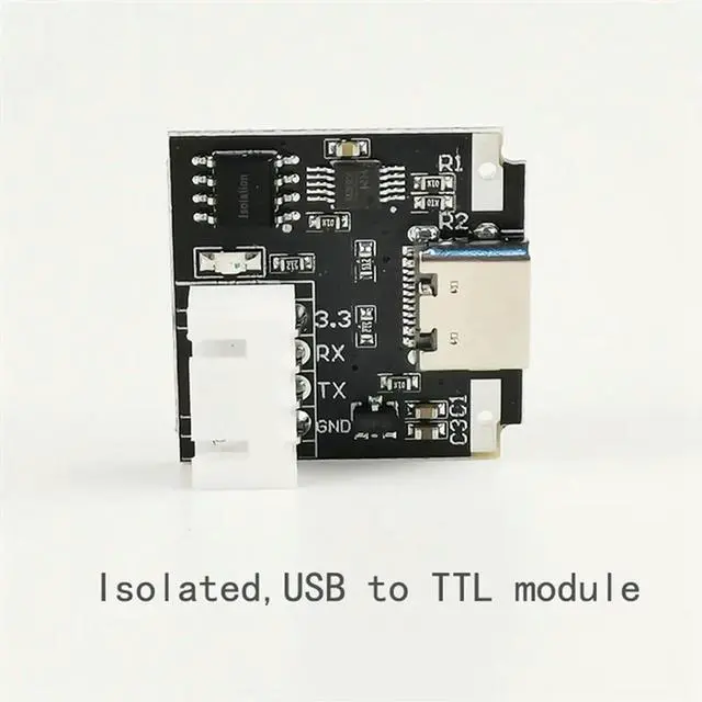 Alt view image 5 of 7 - Ageryu Isolated USB To TTL USB-C To Serial Port UART Module Download Line Upgrade Brush Industrial-Grade 3.3V With Accessorie