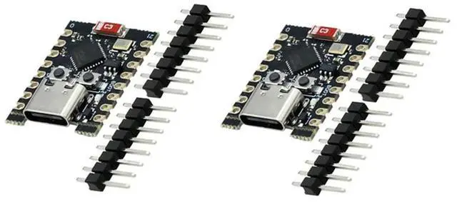 Alt view image 4 of 4 - 2Pcs ESP32-C3 Development Board ESP32 Mini Wifi Bluetooth Development Board High-Performance ESP32 Development Kit