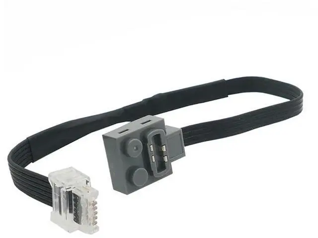 Alt view image 5 of 7 - Ageryu 25CM 6-Core Wedo Male Turn 4-Core 9686 Conversion Cable Extension Cord Compatible For Lego Accessories