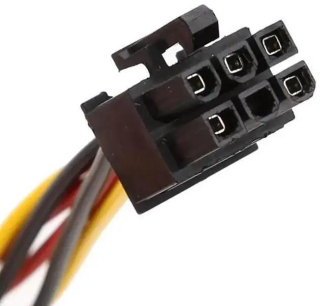 Main image of 10PCS Molex 4 Pin To PCI-E PCI Express 6 Pin Power Converter Adapter Cable Connector Power Supply Cable