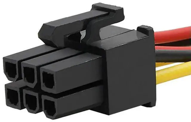 Alt view image 3 of 4 - 10PCS Molex 4 Pin To PCI-E PCI Express 6 Pin Power Converter Adapter Cable Connector Power Supply Cable