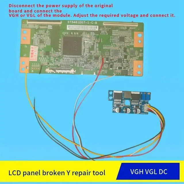Alt view image 6 of 7 - Ageryu VGH VGL DC Module With Cable Repair LCD Panel Broken Y Color Abnormal Horizontal Line Replacement Parts