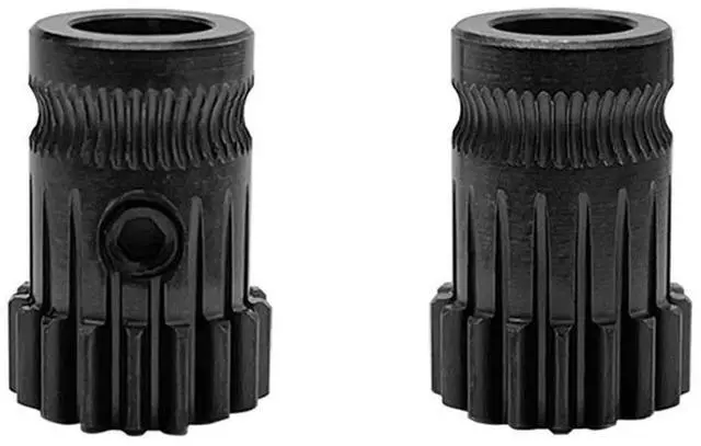 Alt view image 5 of 7 - Ageryu Hardened Dual Drive Gear Extruder Upgrade Kit For BMG Gear Feeding 3D Printer Extrusion Accessory