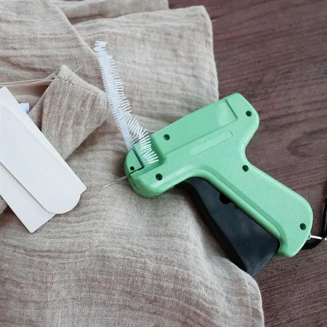 Alt view image 5 of 7 - Ageryu Workmanshipp-Garment Taggun, Price Taggun With 5 Pins And 1000 Barb Fasteners, Clothing Taggun (Light Green)