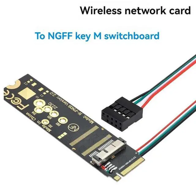 Alt view image 5 of 7 - Ageryu Adapter Card M-Key Wireless Card Desktop Drive-Free BCM943602CS To Pcie M.2 Ngff For Bluetooth Module