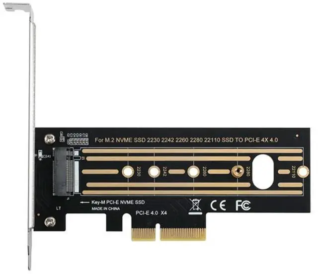 Alt view image 3 of 4 - M.2 Adapter Card PCI-E X4 4.0 GEN4 NVME KEY-M.2 Adapter Card Support 2230/2242/2260/2280/22110 SSD