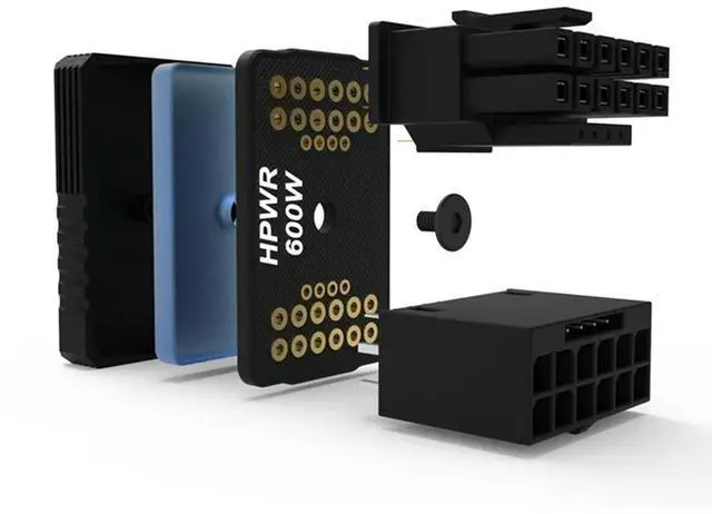 Alt view image 6 of 7 - Ageryu Workmanshipp-Power Supply Connector 16Pin(12+4Pin) ATX3.0 12VHPWR 600W GPU 180° Adapter For RTX 4090 4080 4070 Ti 3090