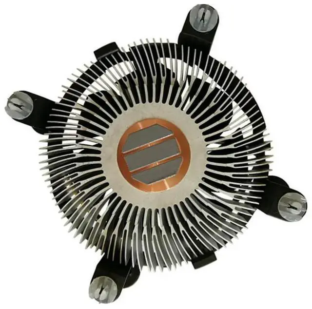 Alt view image 4 of 7 - Ageryu CPU Cooling Fan 4-Pin Connector CPU Cooler With Copper Heatsink For I3/I5/I7 Socket 1150/1151/1155/1156/1200/775 CPU D