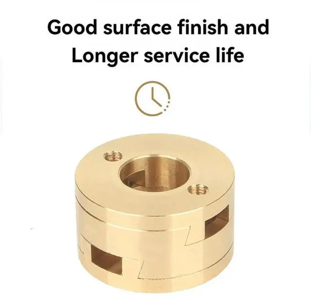 Alt view image 4 of 7 - Ageryu 2PCS Z Axis Screw Coupling Oldham Coupler For CR10 S4 S5 For CR10S PRO Ender3 Pro V2 3S BLV 16Mm T8 3D Printer Parts