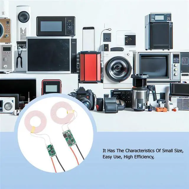 Alt view image 6 of 7 - Ageryu 5V2A Wireless Power Module Wireless Charging Transmitter And Receiver Circuit Board Multifunctional Convenient Module Durable-N3