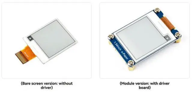 Alt view image 4 of 7 - Ageryu 1.54Inch E-Ink Display Module For, STM32, Pi SPI Epaper Screen 1.54Inch-E-Paper-(G)