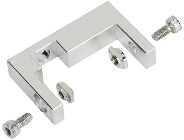 Alt view image 3 of 4 - Ageryu For Ender 3 2040 Aluminum Alloy Profile Fixing Block 3D Printer Parts For MGN12 Linear Guide Rail Fixed Block