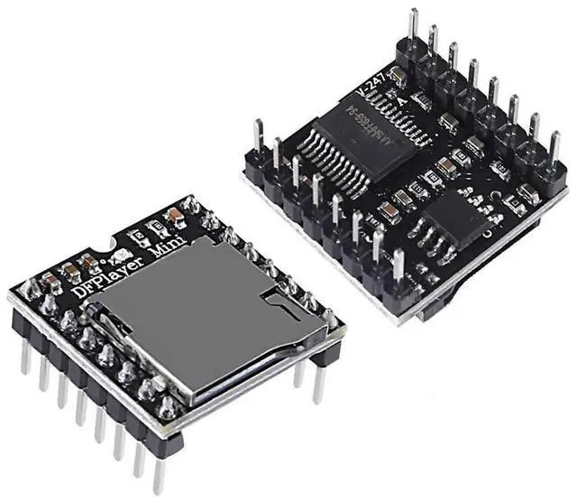 Alt view image 2 of 4 - Ageryu 5Pcs YX5200 MP3 Player Audio Module MP3 Voice Decode Board Supporting TF Card U-Disk IO/Serial Port/AD