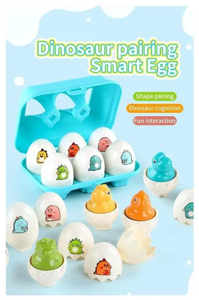 Alt view image 2 of 4 - Ageryu Workmanshipp-6PCS 3D Eggs Puzzle Learning Education Math Toys Smart Game Easter Gifts For 1 2 3 Year Old