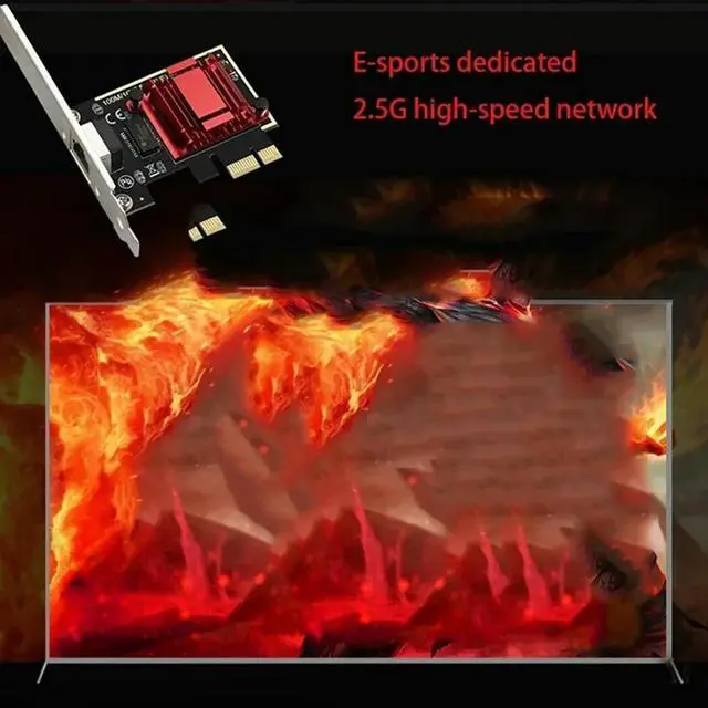 Alt view image 3 of 4 - 2.5G PCI-E Network Card PCI Express Network Card 2.5G Gigabit Diskless Network Card