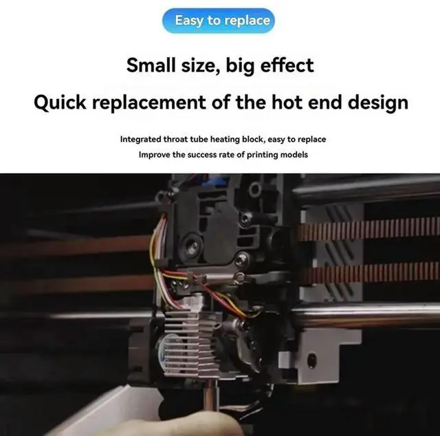 Alt view image 4 of 4 - Ageryu Upgraded Hotend Kit Upgraded Kobra S1 Hotend Kit 3D Printer Accessories