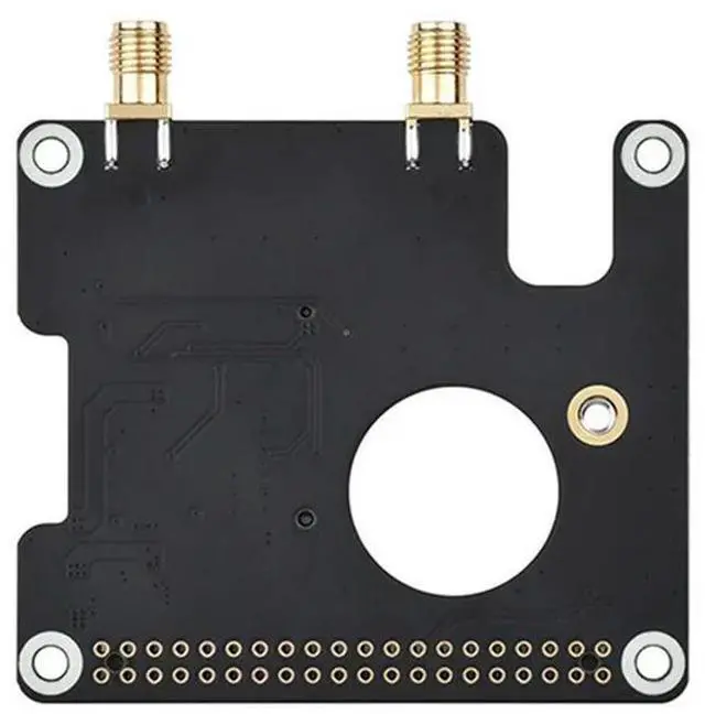 Alt view image 3 of 4 - For Pi 5 Pcie To M.2 EKEY Adapter Board With 16P Cable SMA Antenna Connector For NGFF Wireless Cards
