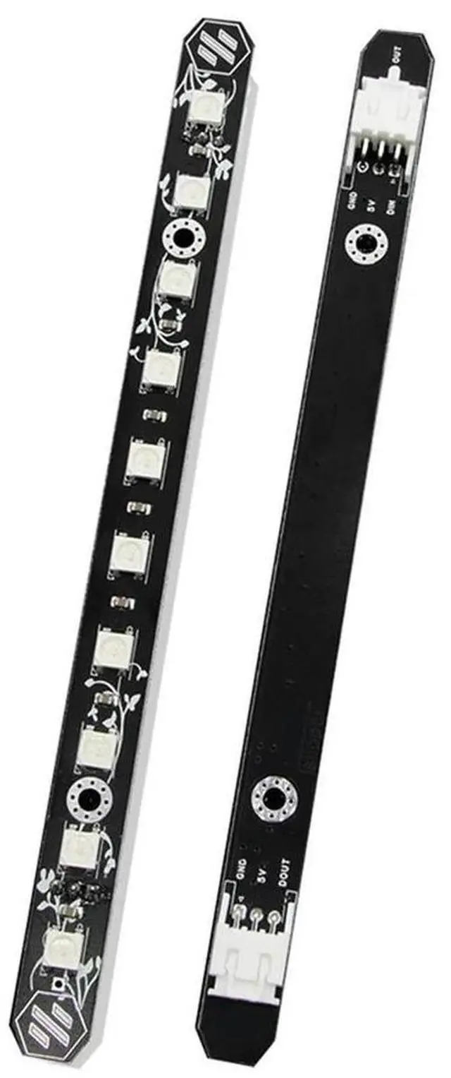 Alt view image 2 of 4 - 2Pcs 3D Printer Daylight PCB Kit 5V RGB LED Bar Daylight On A Stick For Voron 0.1/0.2 Micrometre Lamp Bar 158Mm Easy I