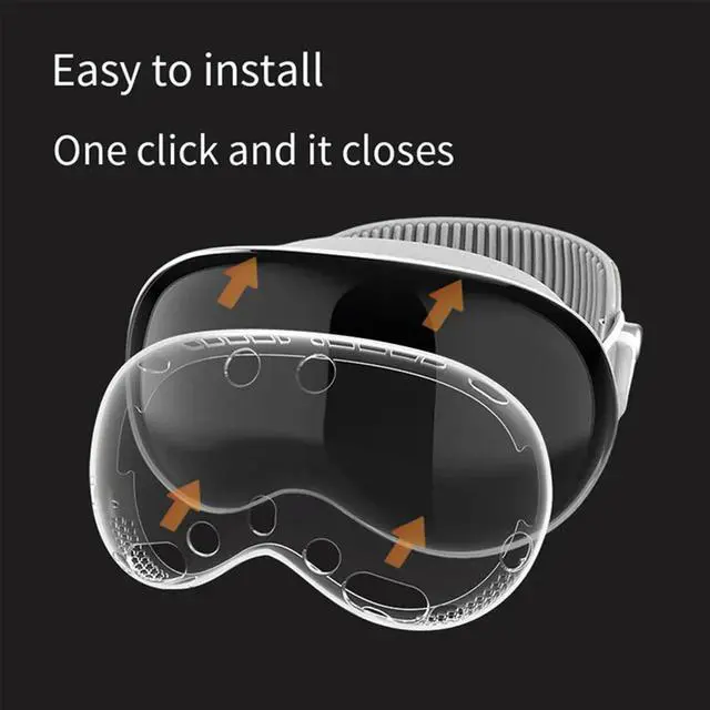 Alt view image 3 of 4 - Ageryu Workmanshipp-For Vision Pro Case Kit Silicone Power Case VR Glasses Dust Eyecup TPU Multifunctional Convenient VR Acce