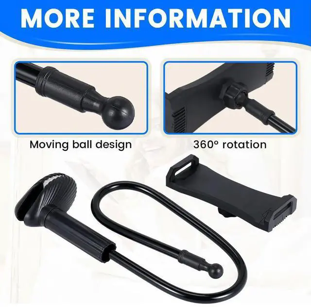Alt view image 3 of 4 - Universal Mobile Phone Holder Flexible Arm 360 Mount Clip Gooseneck Tablet Holder Adjustable Tablet Holder