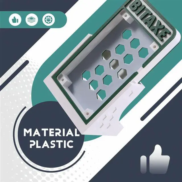 Alt view image 4 of 4 - Dual Color 3D Printer Stand For Bitaxe Gamma 601 Bitaxe Supra 401 Miner Bracket For Bitaxe Gamma 601 Stand