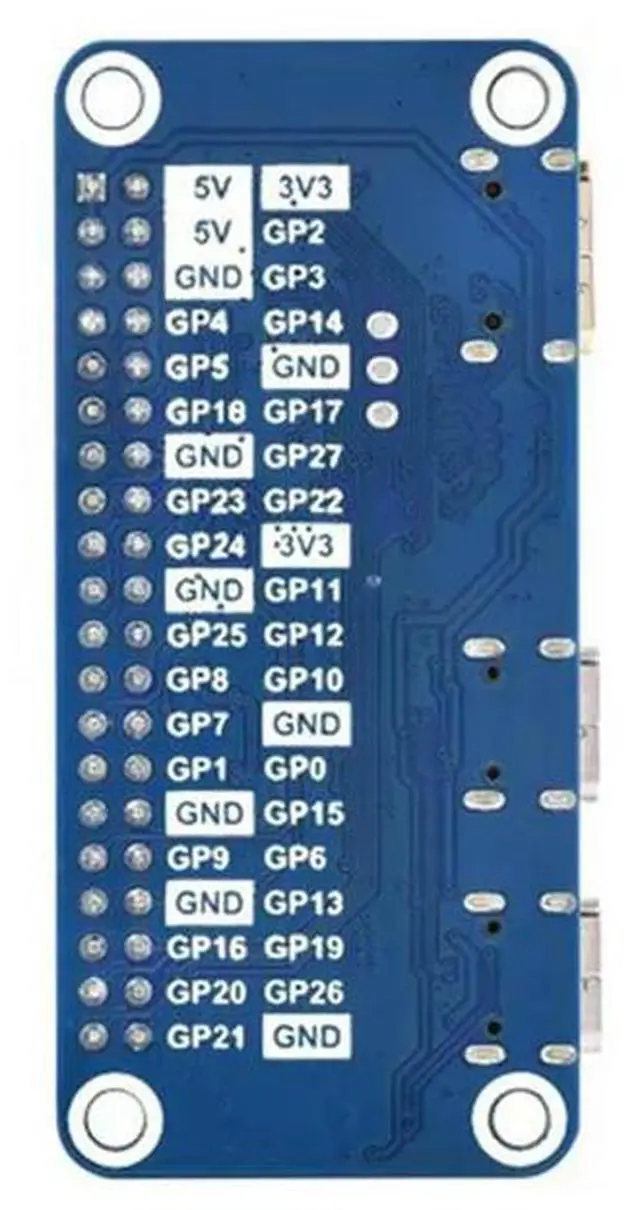 Alt view image 4 of 4 - Development Board RP2040-Pizero Based On RP2040 Dual-Core Processor Compatible With Pi Gpio Interface Module