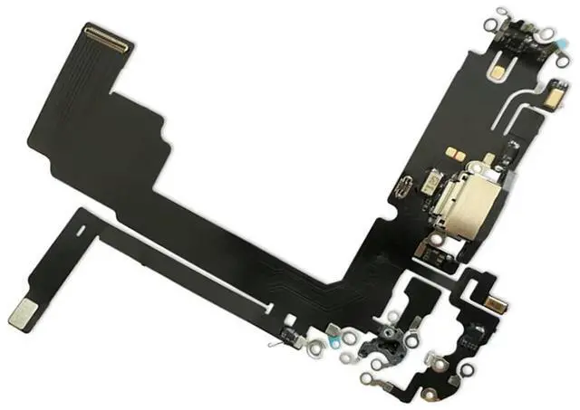 Alt view image 3 of 4 - Dock Charging Port Connector Flex Cable For 15 Pro Max Replacement Dock Cable Transmitter Cable Charging Port