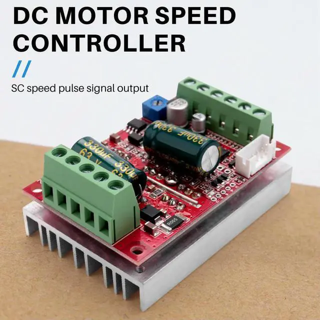 Alt view image 3 of 7 - Ageryu DC 6-60V 400W BLDC Three Phase DC Brushless Motor Controller PWM Hall Motor Control Driver Board 12V 48V-N33R