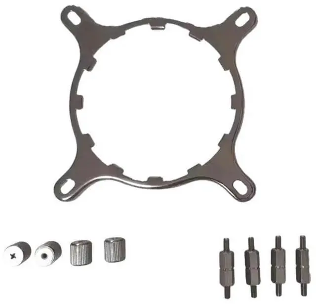 Alt view image 2 of 4 - CPU Cooling Mounting Bracket Kit for LGA1700 1200 H55/H75/H80I V2/H90/H100I V2/H105/H110/H115I for AM4 AM5, B