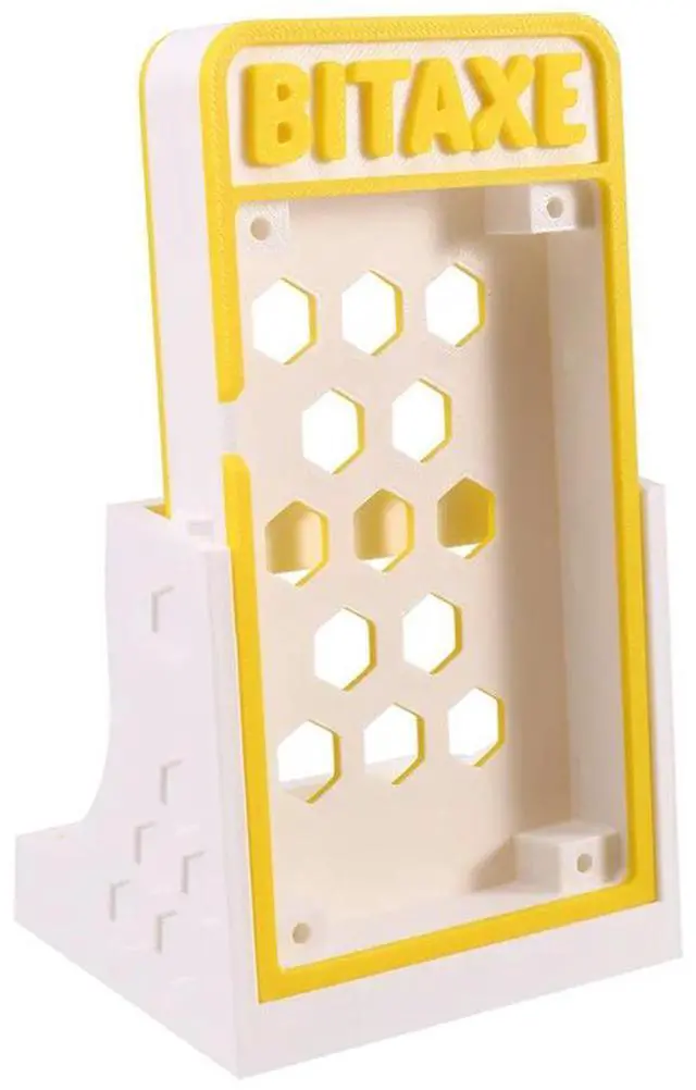 Alt view image 4 of 4 - 3D Printer Stand For Bitaxe Gamma 601 Bitaxe Supra 401 Miner Bracket For Bitaxe Gamma 601 Stand Yellow+White