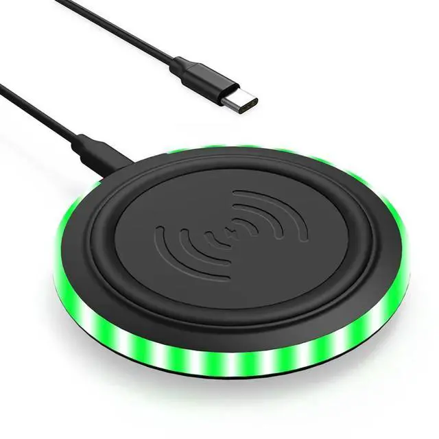 Alt view image 3 of 4 - Ageryu 15W Wireless Charger For Galaxy S23 Ultra S22+ S21 S20 FE S10 S9 S8, Wireless Charger Pad Phone Charging Station Durable
