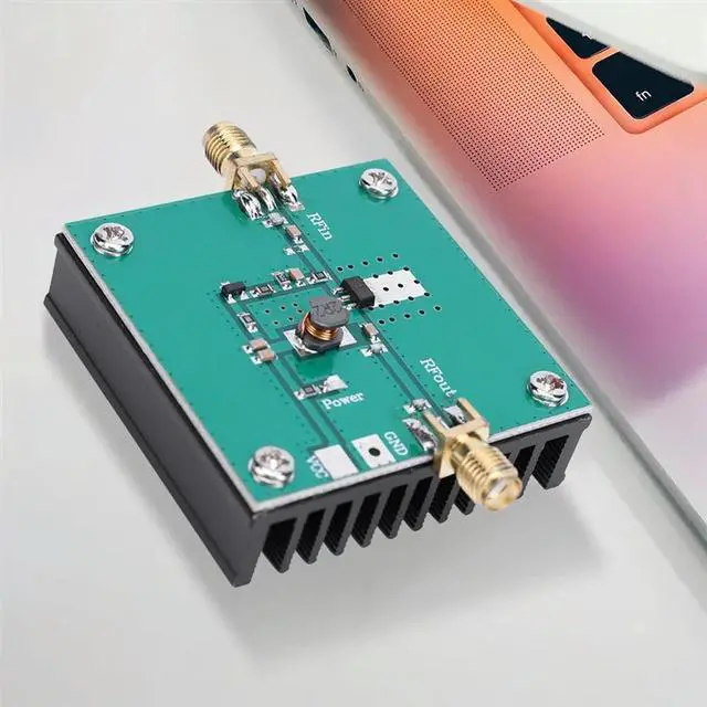 Alt view image 2 of 4 - Ageryu 433Mhz 5W Power Amplifier Board Input 0.1W RF Wideband Amplifier RF Signal Power Amplifier Module For 380-450Mhz Easy Install-N3