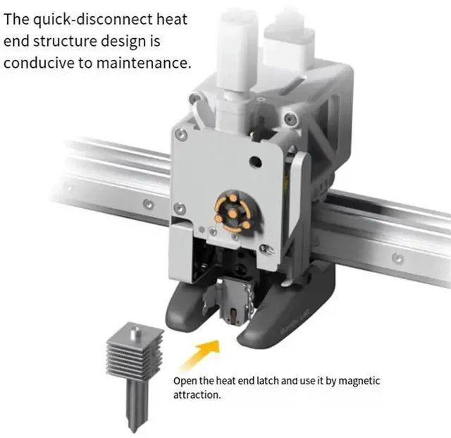 Alt view image 4 of 4 - Ageryu For A1 Mini Hotend Mounting Heating Assembly Essential Accessories For A1 & A1 Mini 3D Printers