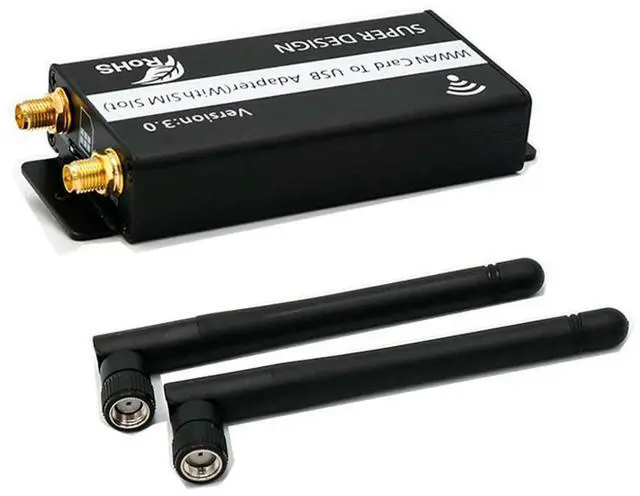 Alt view image 3 of 4 - Mini PCI-E PCI-Express To Mini USB Adapter With SIM Card Slot For WWAN/LTE/Gsm/Hspa/GPS 3G/4G Wireless Mini Pci-E Card