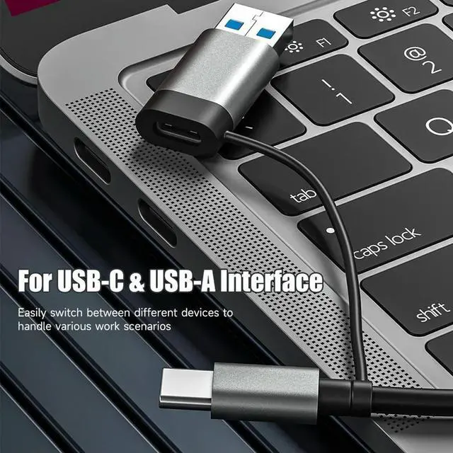 Alt view image 3 of 4 - USB 3.0 Memory Card Reader 5 In1 USB-C To TF SD XQD Card Reader Adapter For 15 Pro/Max Pro/Air 2023