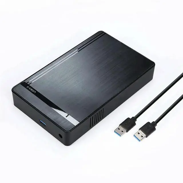 Alt view image 4 of 7 - Ageryu 3.5Inch HDD Enclosure 3.5Inch SATA External HDD Enclosure For 2.5" 3.5" SSD Disk US PLUG