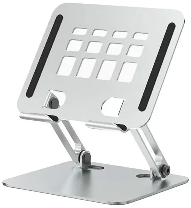 Alt view image 4 of 4 - Ageryu Aluminum Tablet Stand Holder For Desk Dual Rod Support Tablet Holder Adjustable Riser Applicable To 4-12.8Inch